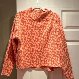 Anthropologie Orange and Pink Sweater